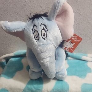 Dr. Seuss "Horton Hears A Who" Elephant Plush NEW